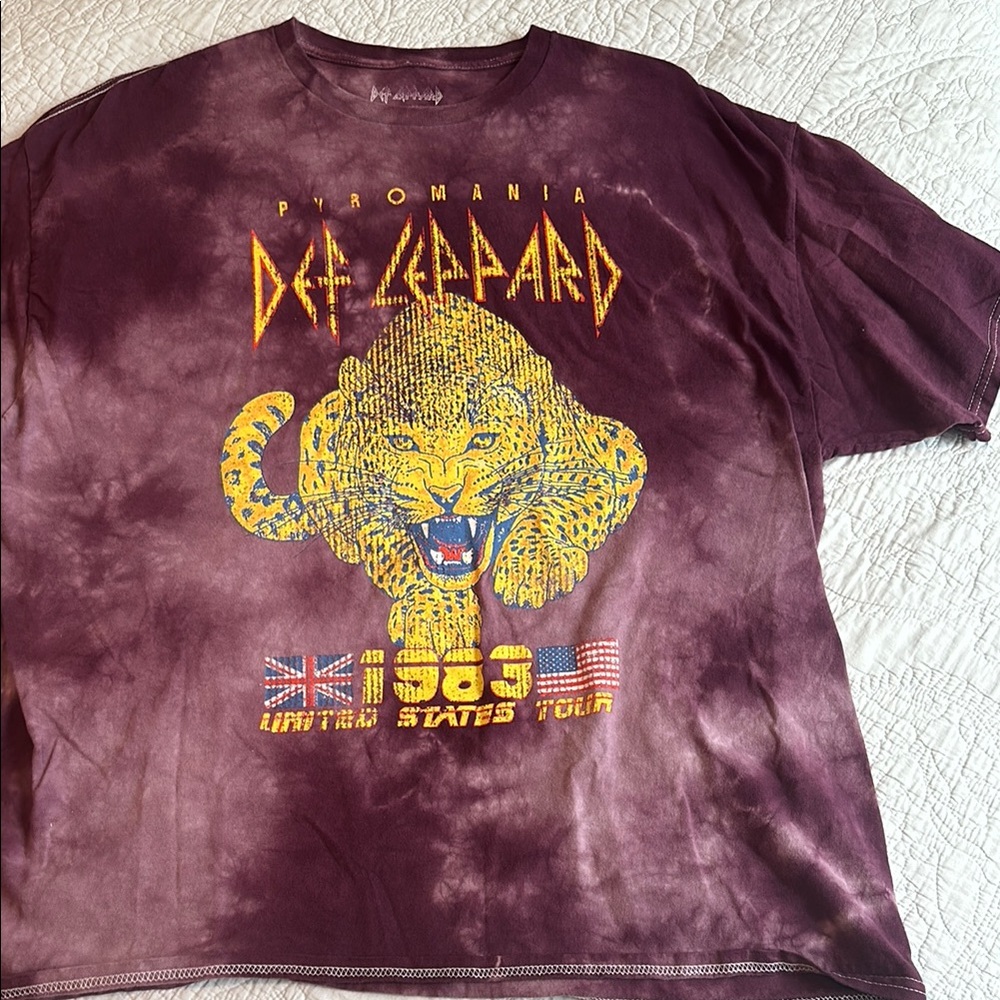 Def Leppard Pyromania Tour T-Shirt